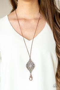 Totally Worth The TASSEL Copper Necklace