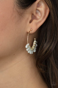 Poshly Primitive White Earrings
