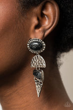 Load image into Gallery viewer, Earthy Extravagance Black Earrings
