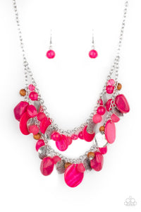 Spring Goddess Pink Necklace