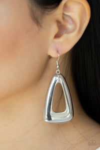 Irresistibly Industrial Silver Earrings