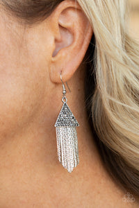 Pyramid SHEEN Silver Earrings