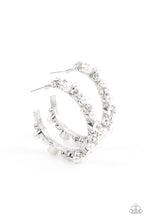 Load image into Gallery viewer, Let There Be SOCIALITE White Earrings
