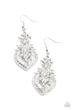 Load image into Gallery viewer, Royal Hustle White Earrings
