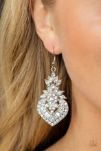 Load image into Gallery viewer, Royal Hustle White Earrings
