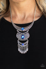 Load image into Gallery viewer, Lunar Enchantment Blue Necklace
