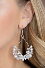 Load image into Gallery viewer, Marina Banquet White Earrings
