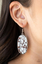 Load image into Gallery viewer, Stone Sculptures Brown Earrings
