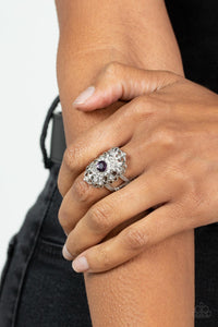 Dining with Royalty Purple Ring