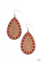 Load image into Gallery viewer, Rustic Refuge Red Earrings
