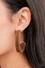 Load image into Gallery viewer, Rural Guru Brown Earrings
