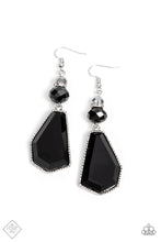Load image into Gallery viewer, Defaced Dimension Black Earrings
