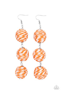 Laguna Lanterns Orange Earrings