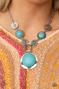 Saguaro Garden Blue Necklace