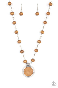 Soulful Sunrise Brown Necklace