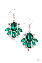 Load image into Gallery viewer, Glitzy Go-Getter Green Earrings
