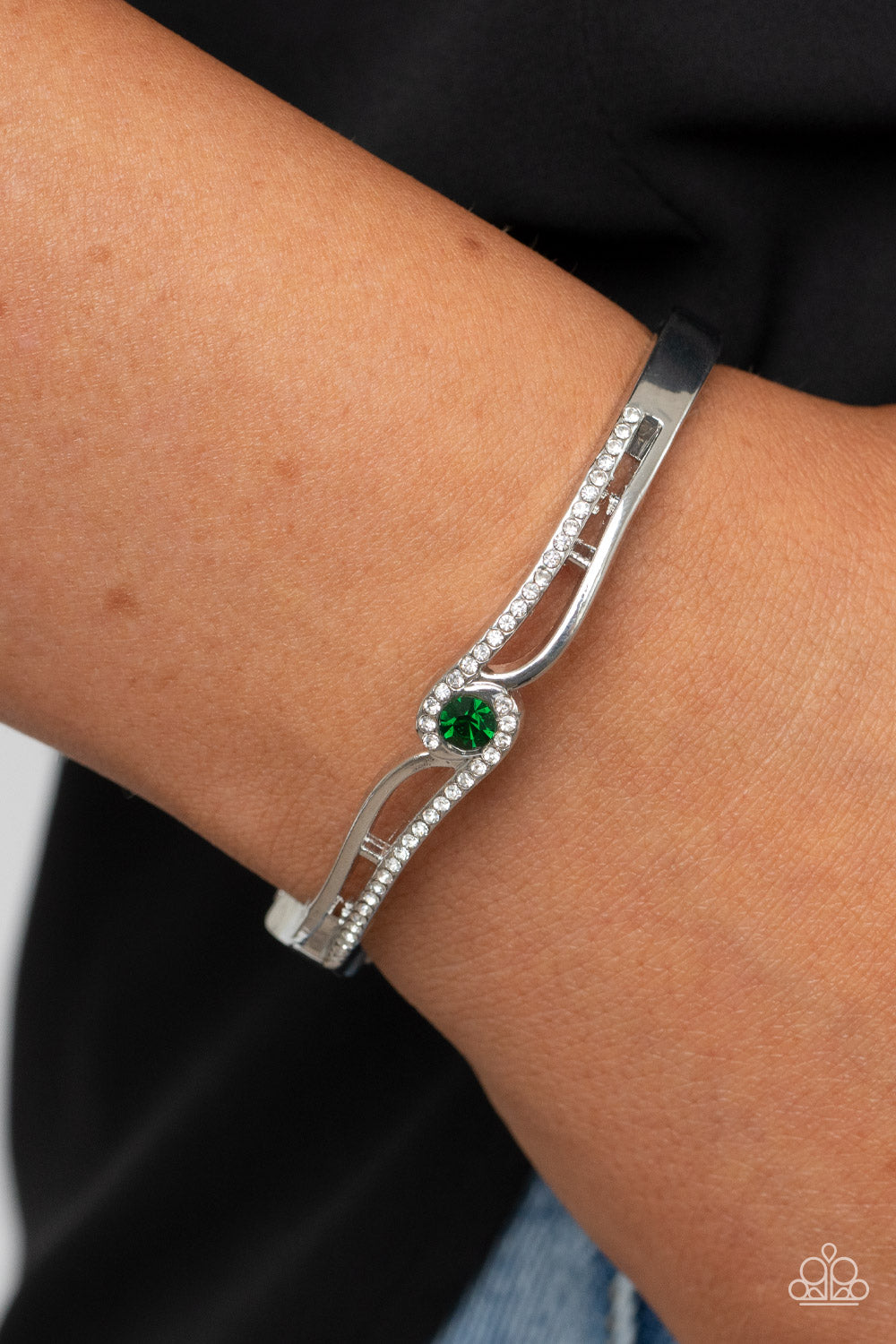 Top-Shelf Shimmer Green Bracelet