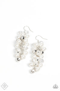 Pursuing Perfection White Earrings
