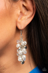 Pursuing Perfection White Earrings
