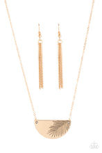 Load image into Gallery viewer, Cool, PALM, and Collected Gold Necklace
