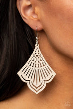Load image into Gallery viewer, Eastern Escape White Earrings
