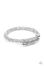 Load image into Gallery viewer, Roll Out The Glitz Silver Bracelet
