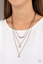 Load image into Gallery viewer, High Heels and Hustle Brass Necklace
