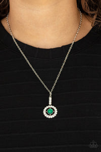 Springtime Twinkle Green Necklace
