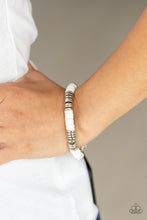 Load image into Gallery viewer, Stacked In Your Favor White Bracelet
