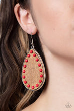 Load image into Gallery viewer, Rustic Refuge Red Earrings
