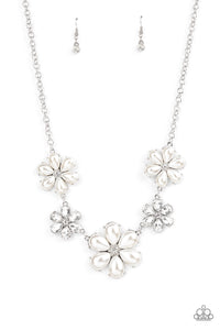 Fiercely Flowering White Necklaces